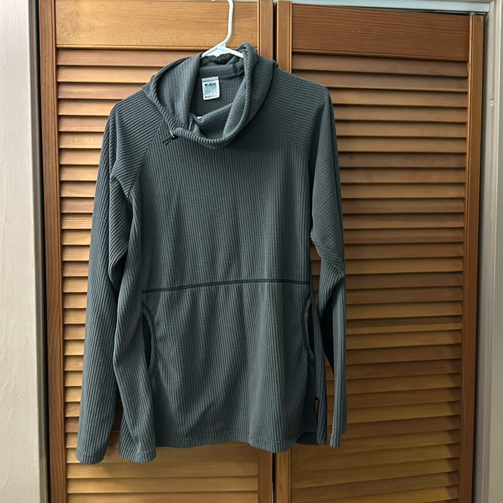 Melanzana Microgrid Hoodie - Olive Green, Women’s XL